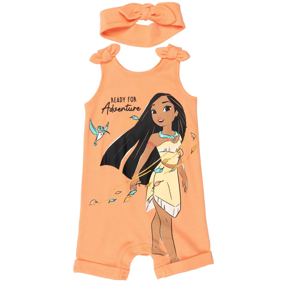 Боди-комбинезон с повязкой на голову Disney Princess, Pocahontas Peach