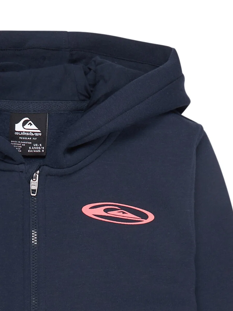 Толстовка QUIKSILVER 'Quik Globe' темно-синего цвета — фото 3
