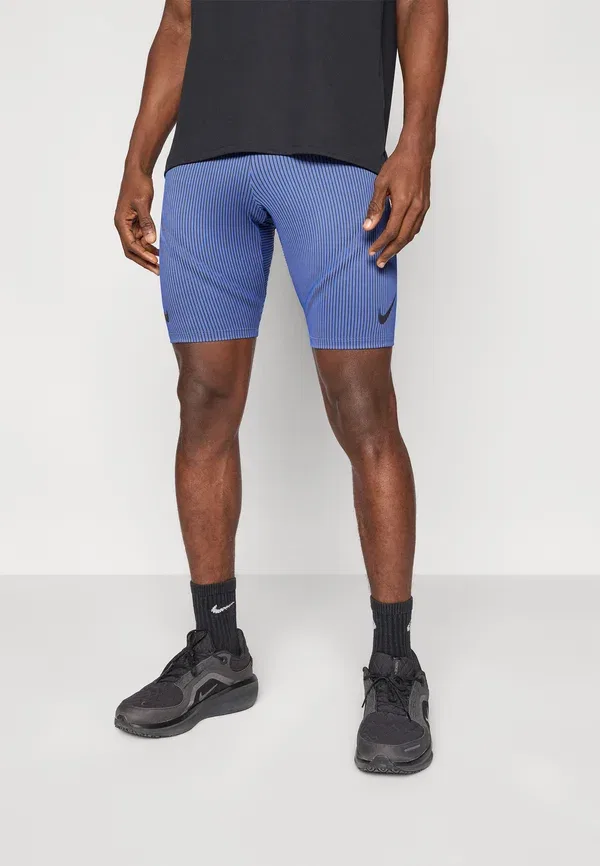 Брюки беговые Dri-fit Nike Performance, Game Royal, Diffused Blue, Obsidian, черный/синий