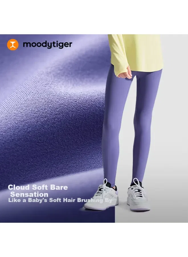 Леггинсы детские спортивные с высокой эластичностью Little Cloud Moodytiger, серый — фото 2