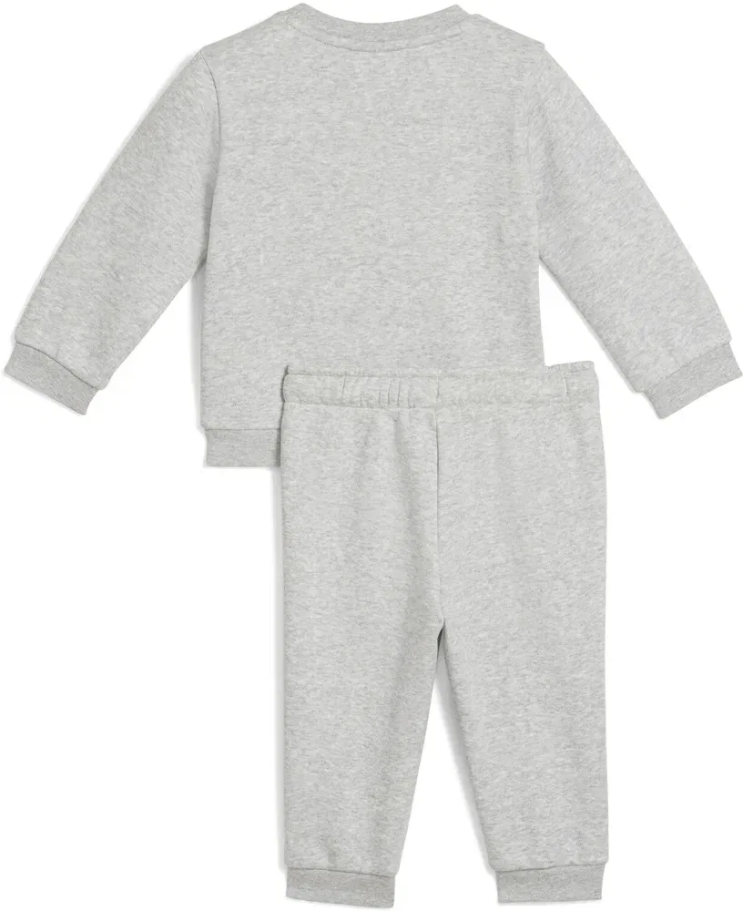 Спортивный костюм с принтом MINICatS ESS Crew Set FL INF Puma, серый — фото 2