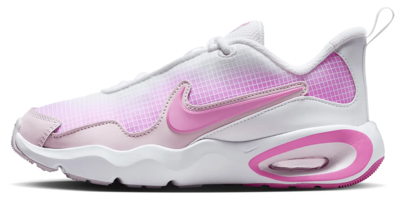 Детские кроссовки для мальчиков с амортизацией Max Air Nike Air Max Nova Nike, White Playful Pink Bleached Lilac — фото 2