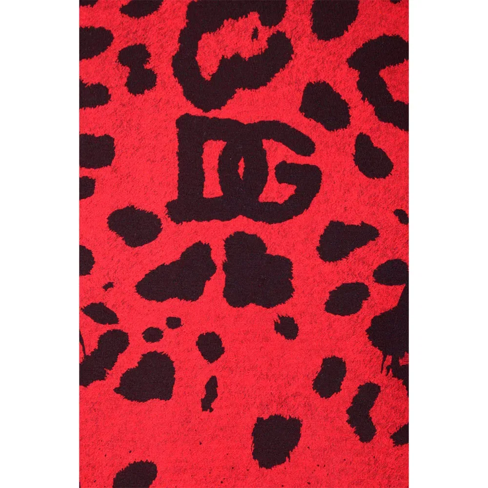 Футболка с коротким рукавом с принтом Dolce & Gabbana, красный — фото 4