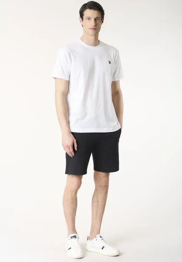 Брюки хлопковые Tracksuit bottoms U.S. Polo Assn., черный — фото 2