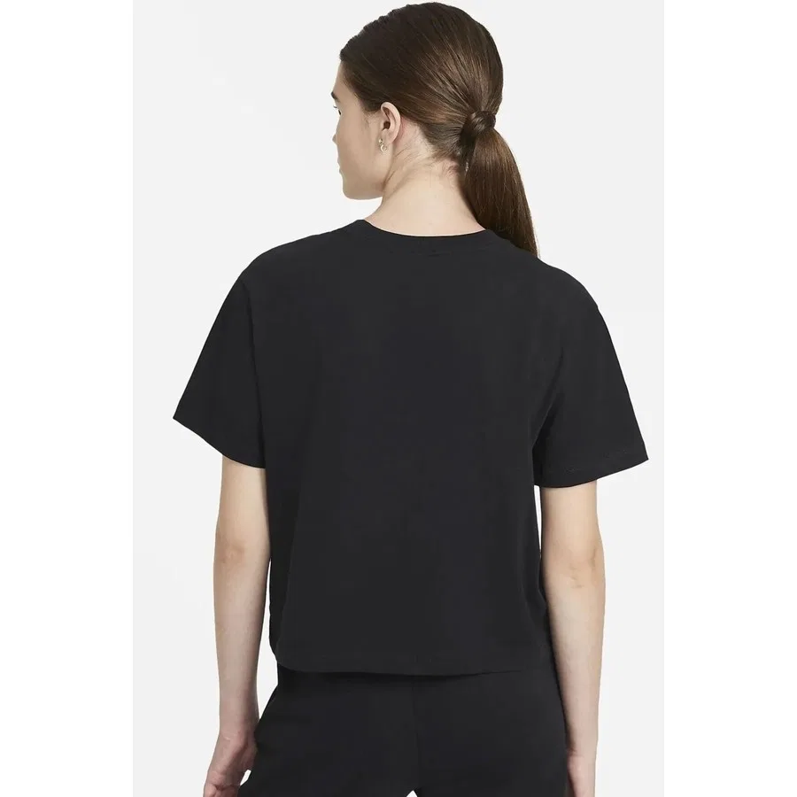 Футболка с длинным рукавом Sportswear Swoosh Nike, Черный — фото 2