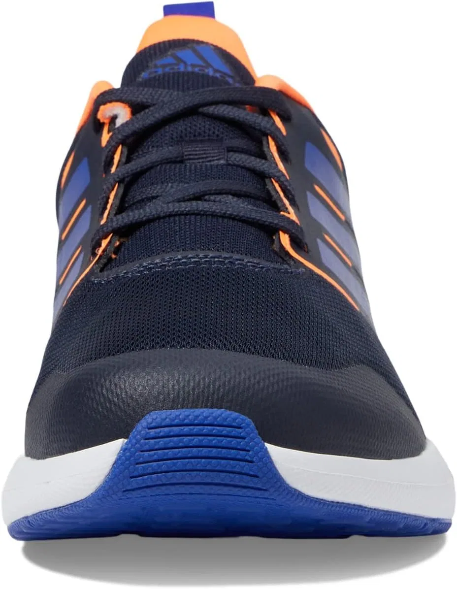 Детские кроссовки для девочек с шнуровкой Fortarun 2.0 adidas, Ink/Lucid Blue/Screaming Orange — фото 4