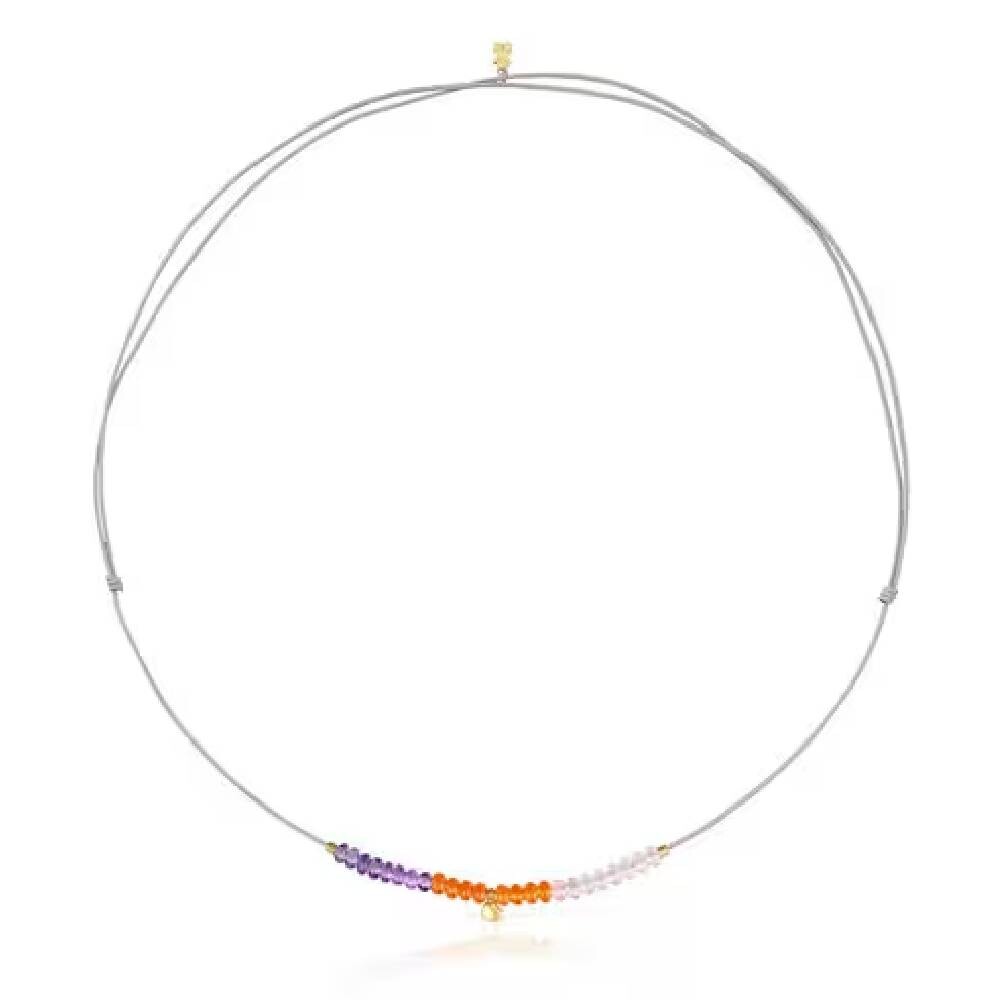 

Колье Tous Сord With Gold Heart And Chalcedony Motif Ballon, золото