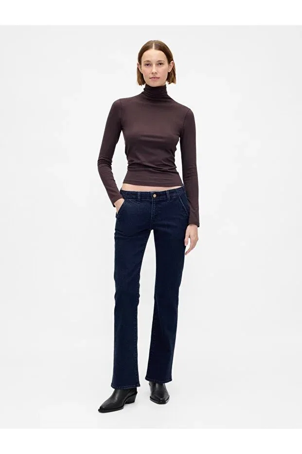 Женские джинсы с низкой посадкой Gap, Dark Blue