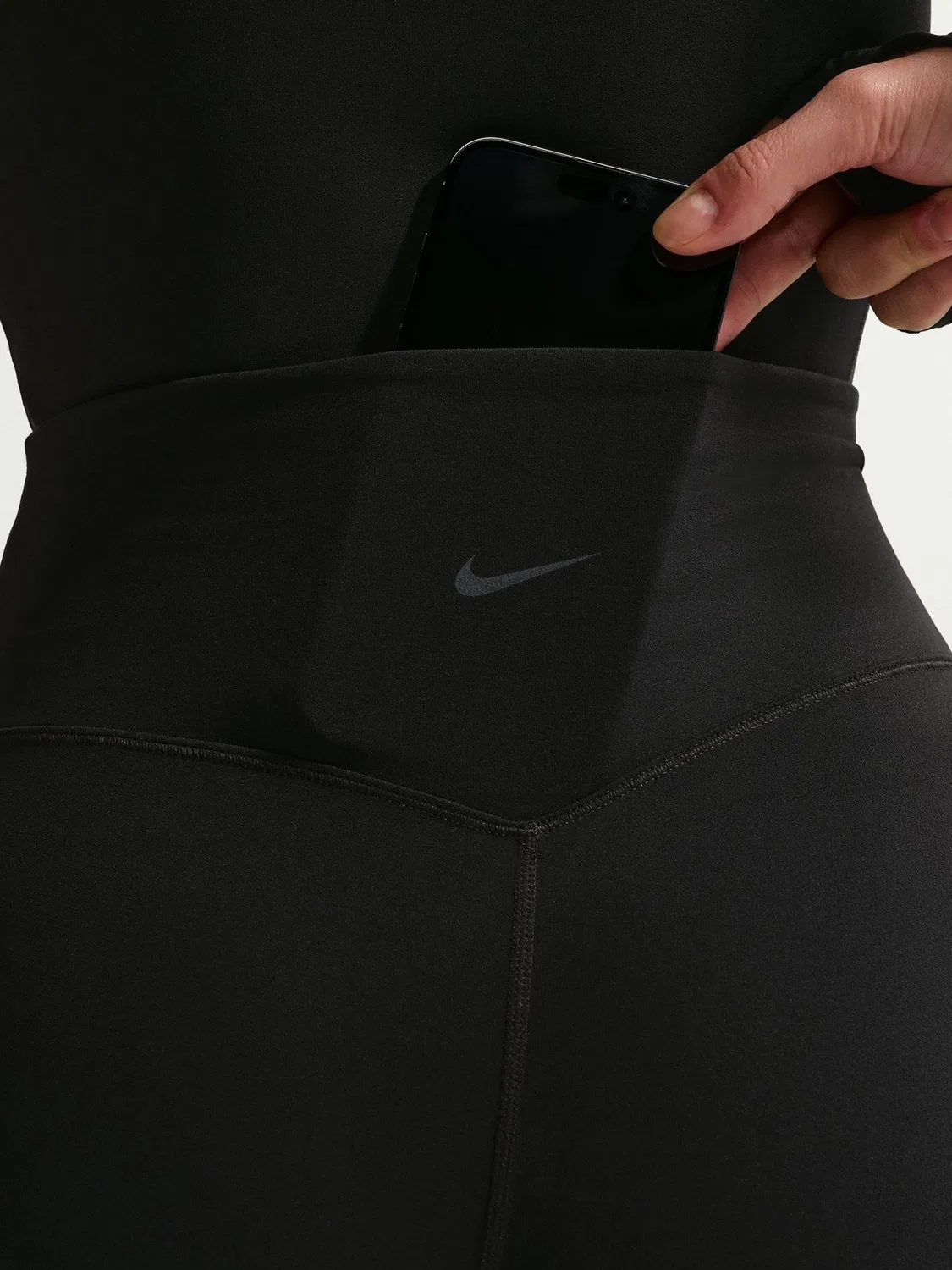 Леггинсы с расклешением, высокие Nike Zenvy Nike, черный — фото 4