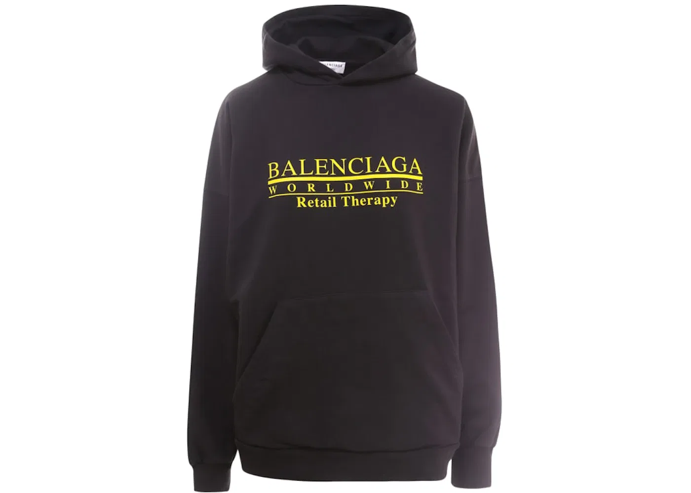 Женский худи с принтом Worldwide Balenciaga, Black
