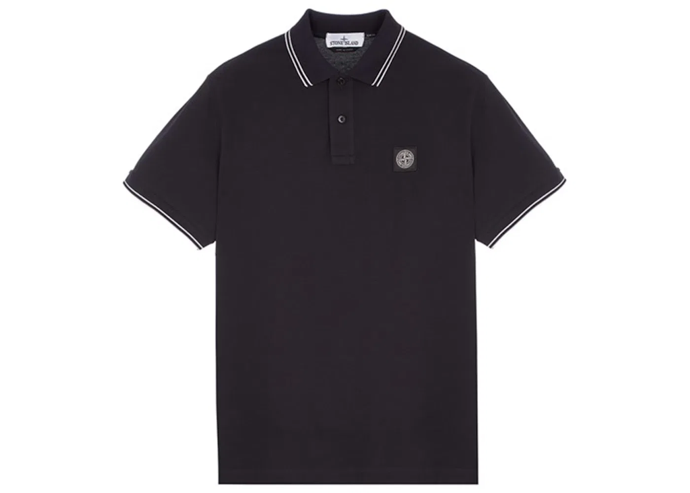Мужское поло Stone Island Shirt, Navy Blue