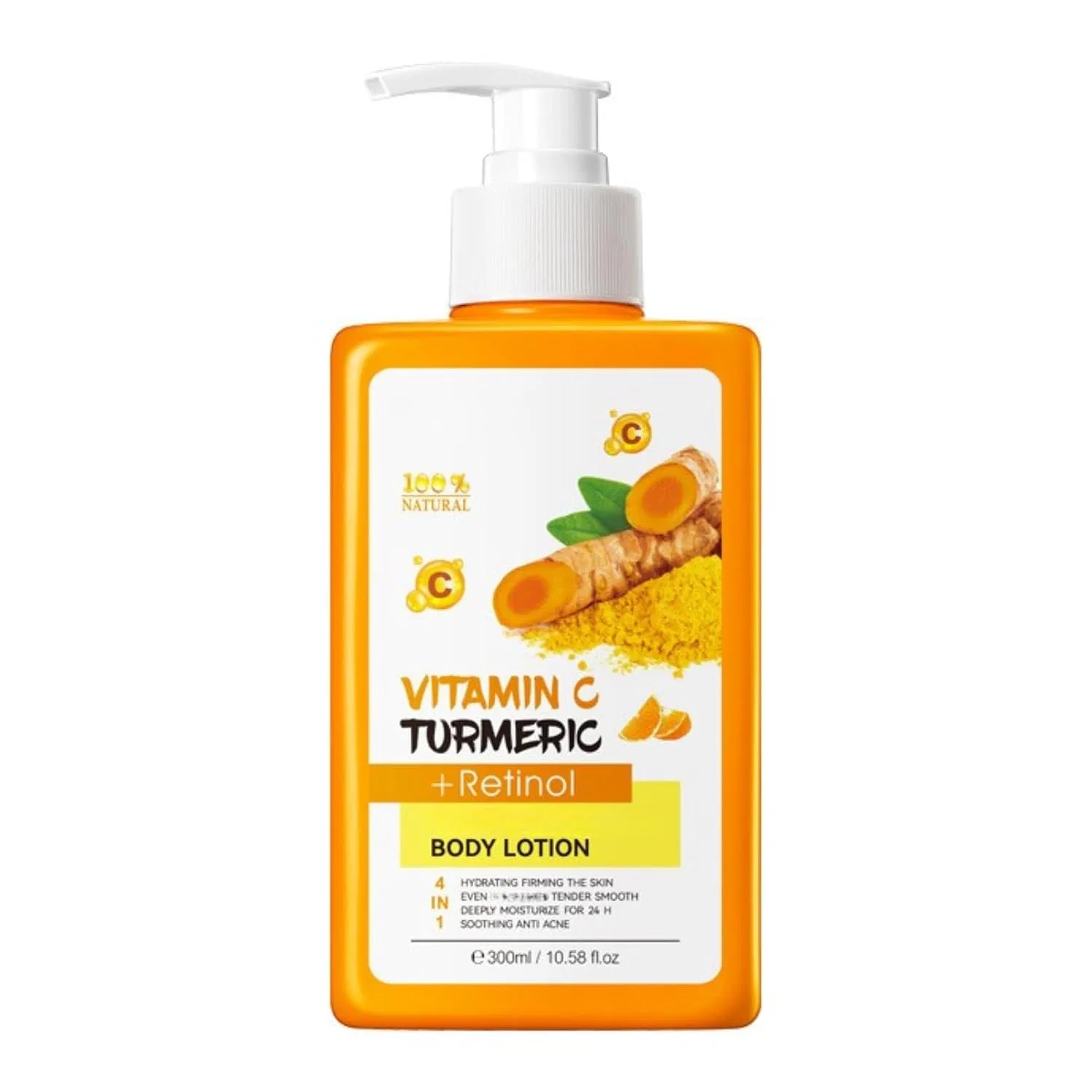 Лосьон для тела Vitamin C & Turmeric, Ultell, 300 мл