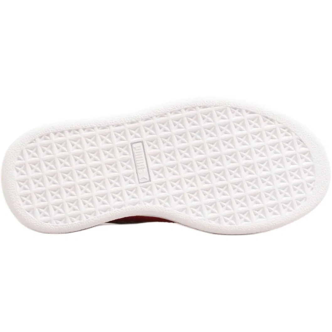 Кеды для скейтбординга детские Suede Classic Low, PUMA, Red White — фото 4