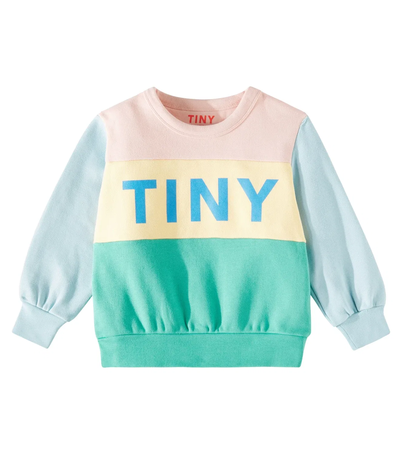 Толстовка колор блок хлопковая Tinycottons, мультиколор