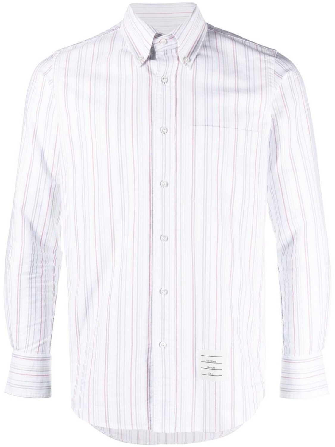 

Thom Browne рубашка в полоску, белый