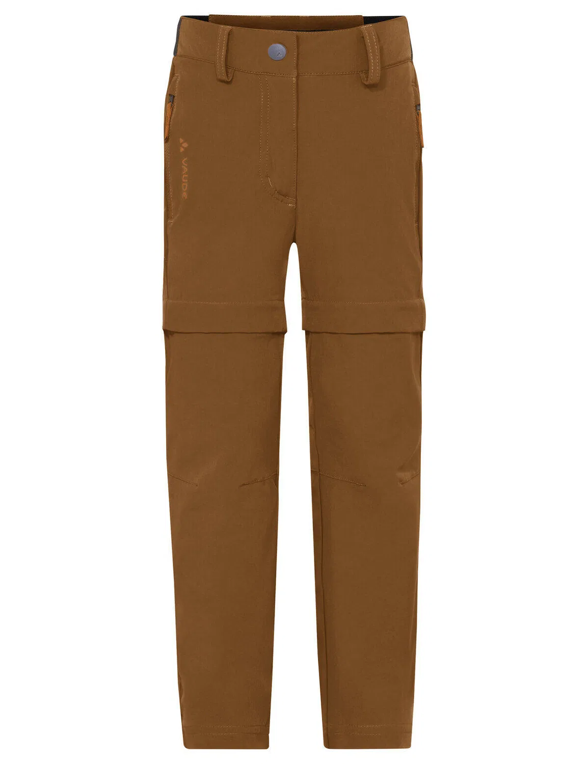Детские брюки для активного отдыха с отстегивающимися штанинами Outdoor-Hose Kids ZO Pants Slim Fit Vaude, Braun