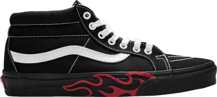 

Кеды Vans Sk8-Mid Flame Cut Out, черный