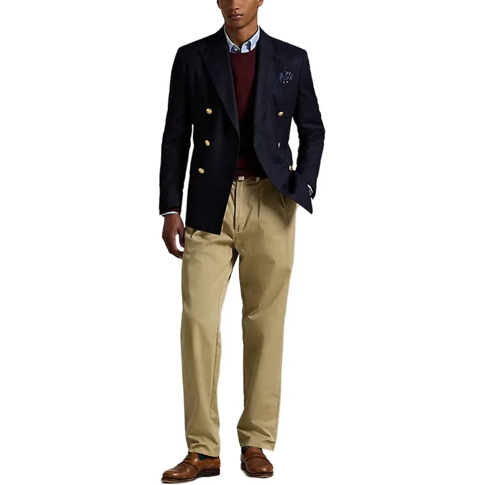 Мужской свитшот с вышивкой логотипа Polo Ralph Lauren, Classic Burgundy — фото 2
