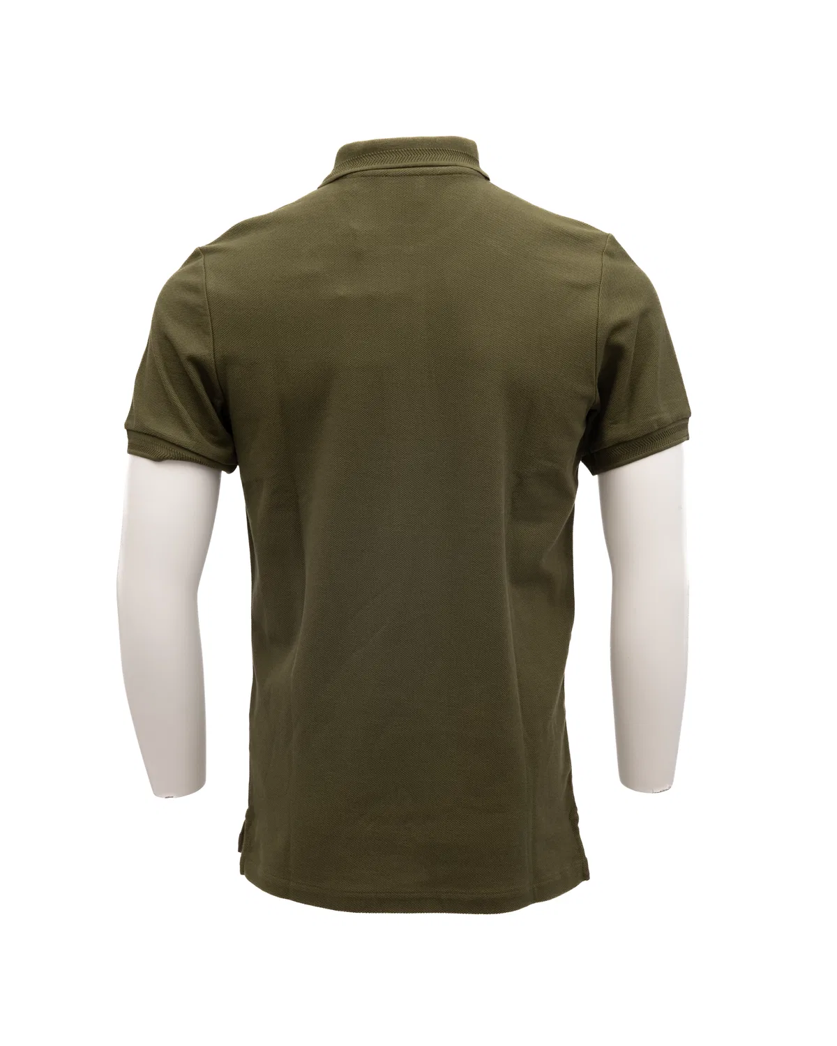 Мужское поло с коротким рукавом Olive Cotton Polo Shirt Burberry, Olive — фото 3