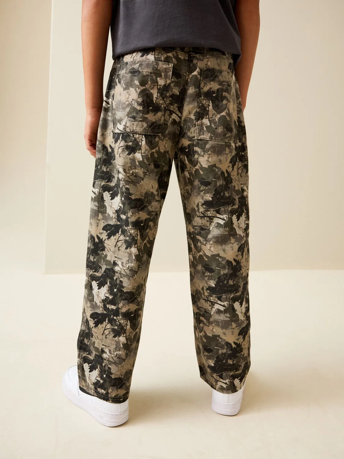 Брюки карго, зеленые, Green Cargo Trousers Next, зеленый — фото 3
