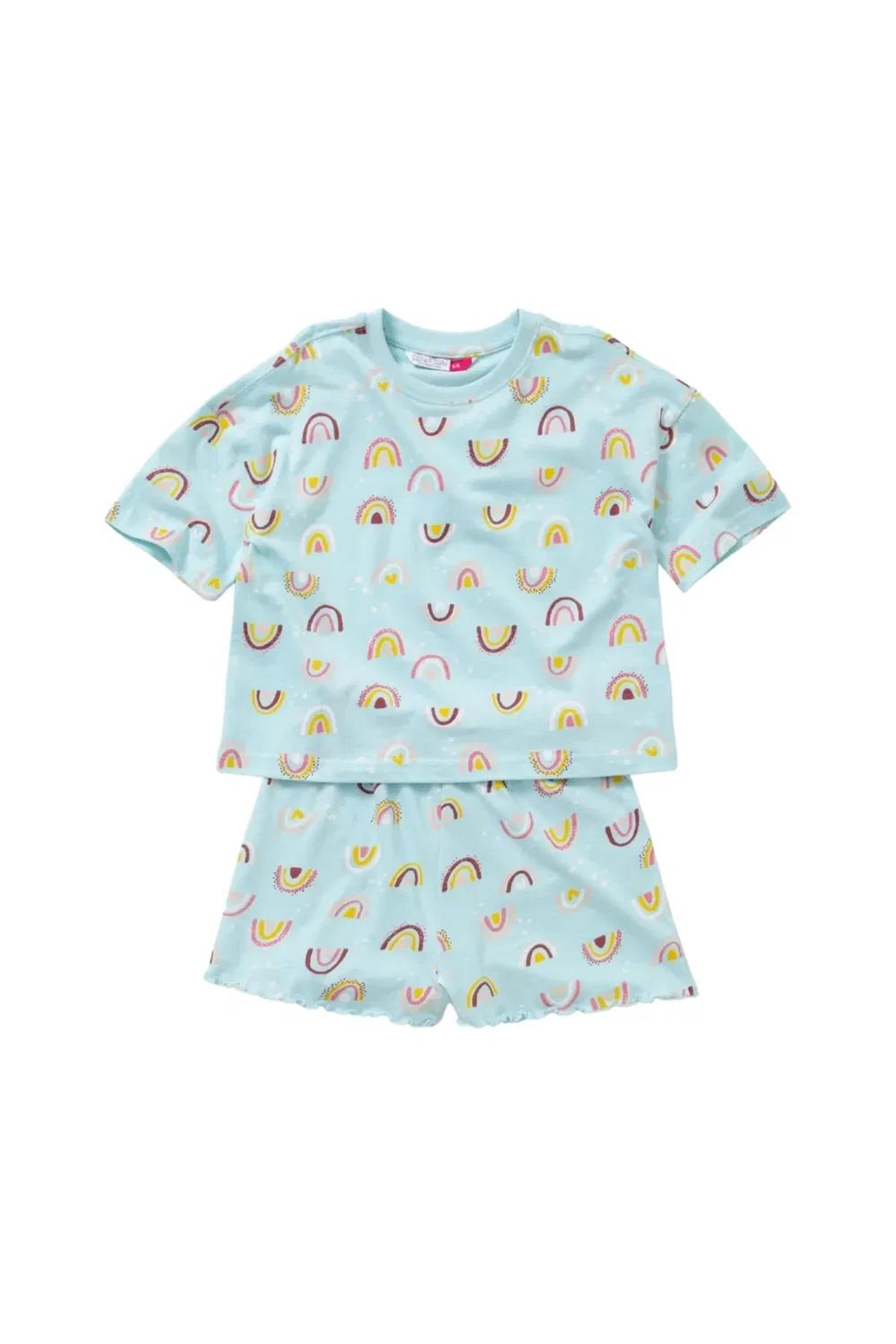 Детский комплект пижамы с радугами Cozy N Dozy, Aqua