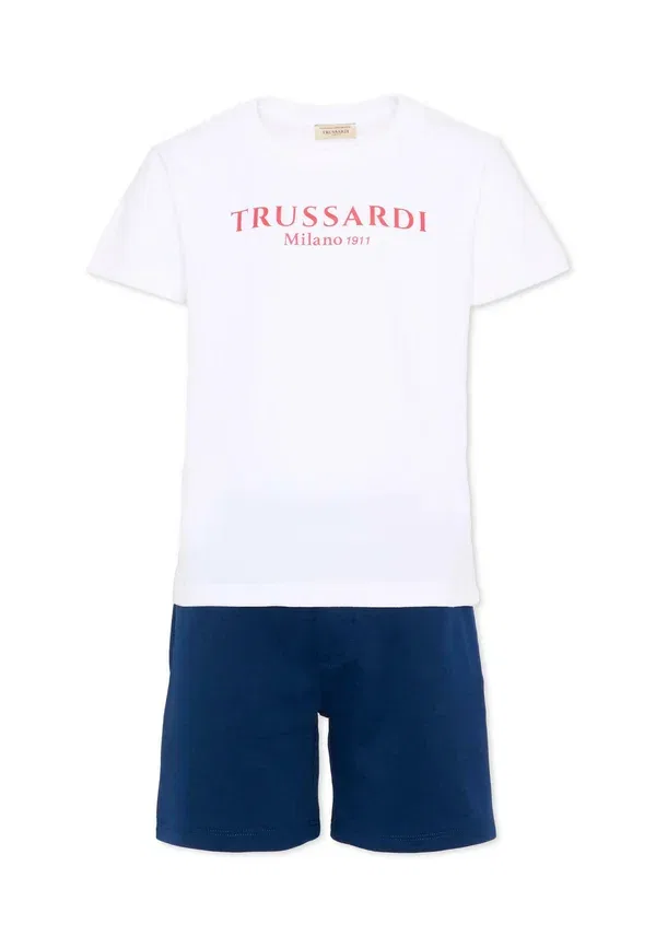 Комплект из штанов с принтом Tru Trussardi Junior, White, белый