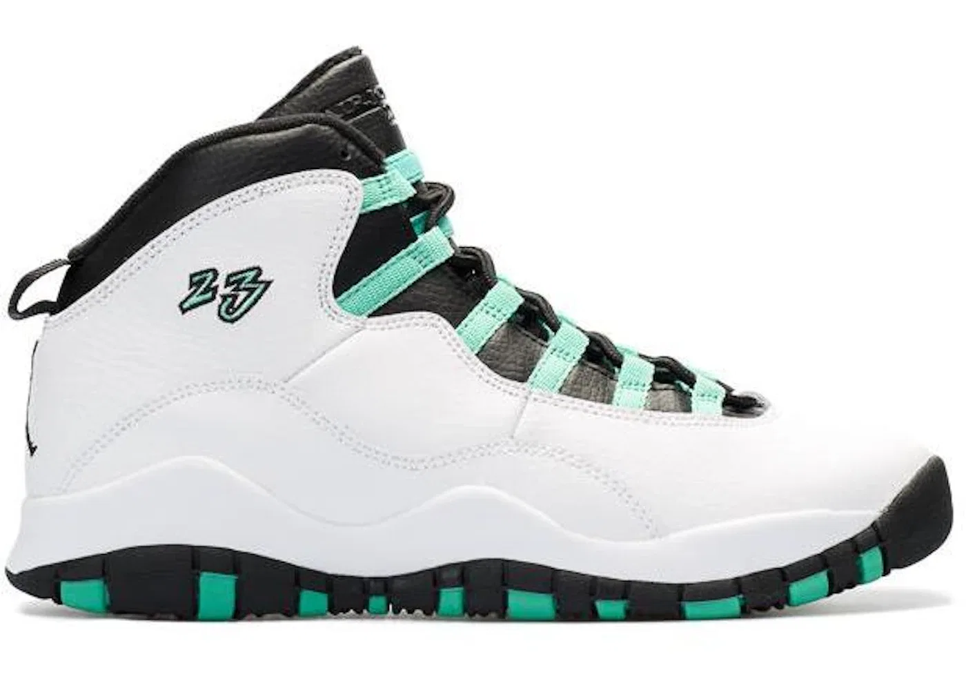 Детские кроссовки Lifestyle Jordan 10 Retro Jordan, White / Verde-Black-Infrared 23