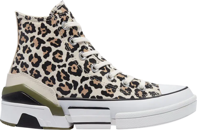 Кроссовки Converse Wmns CPX70 High Archive Leopard Print, коричневый
