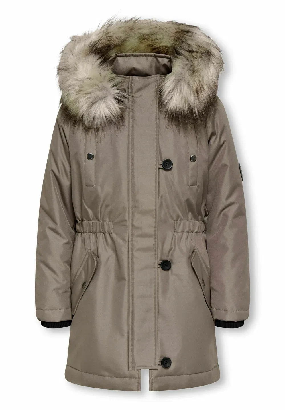 Меховая парка Kogiris otw noos - парка Only Girls, Walnut