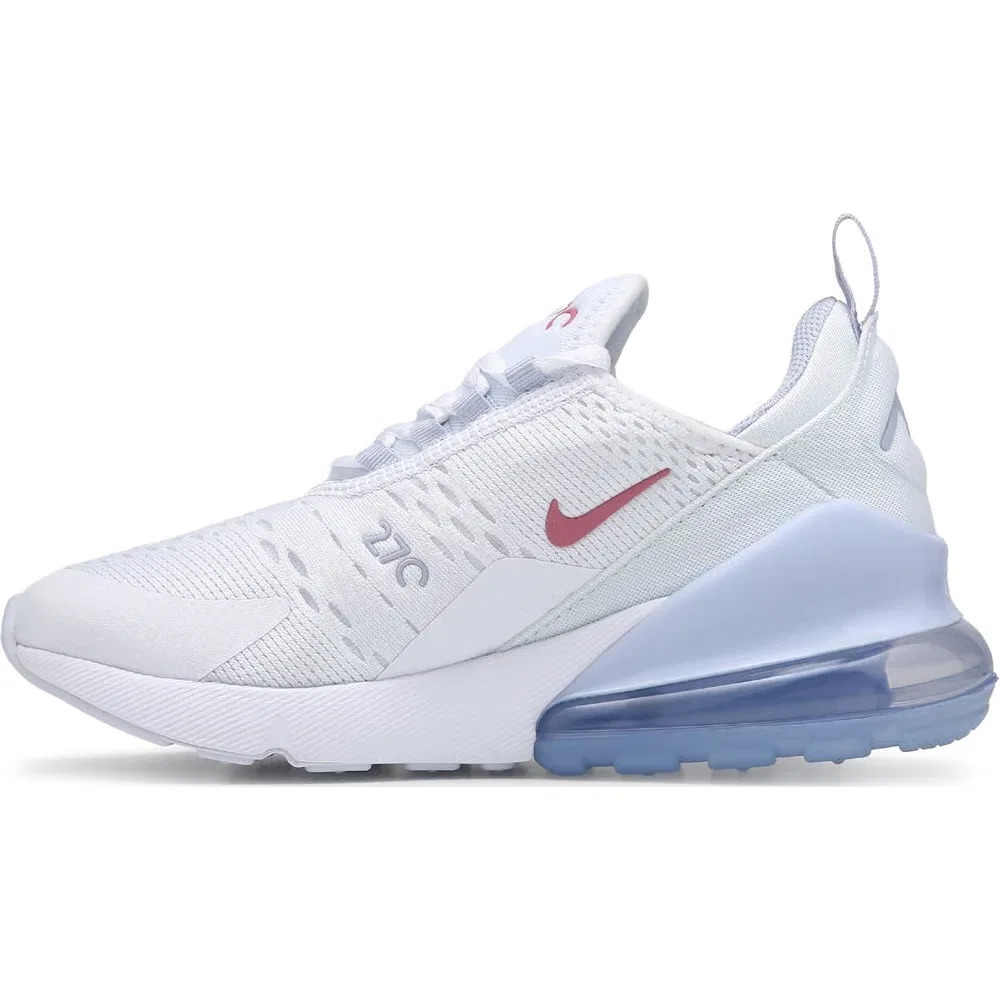 Детские кроссовки Air Max 270 Nike, White/Peony — фото 3