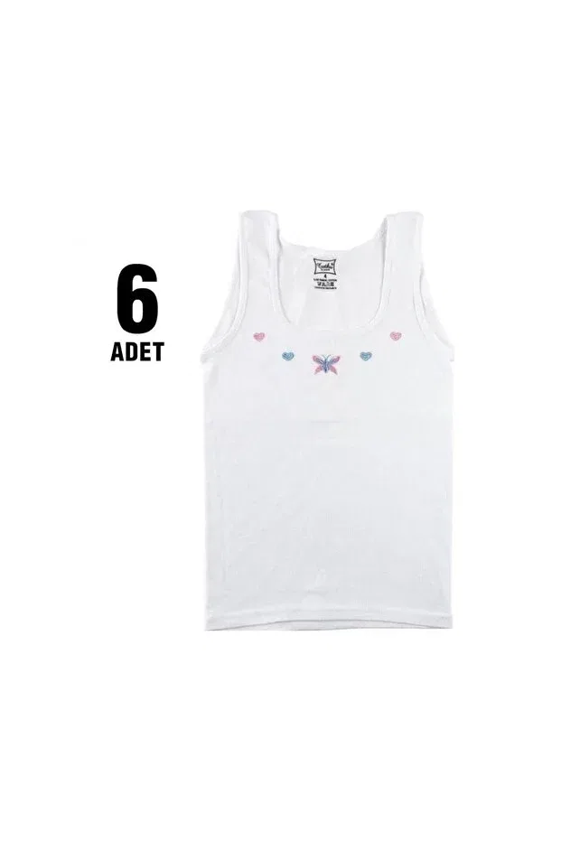 Детское для девочек нижнее белье с вышивкой Tutku, White
