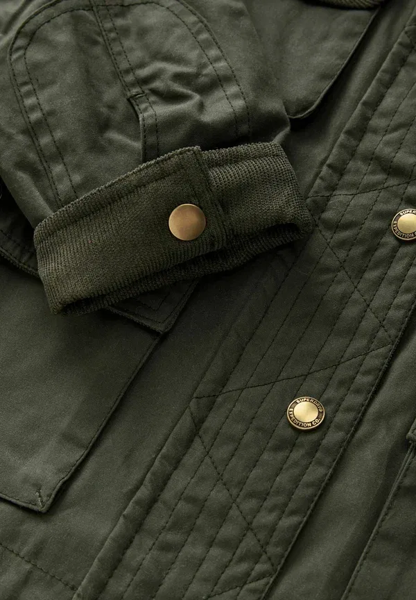 Куртка хлопковая Regular Fit Superdry & Co, green, зеленый — фото 3