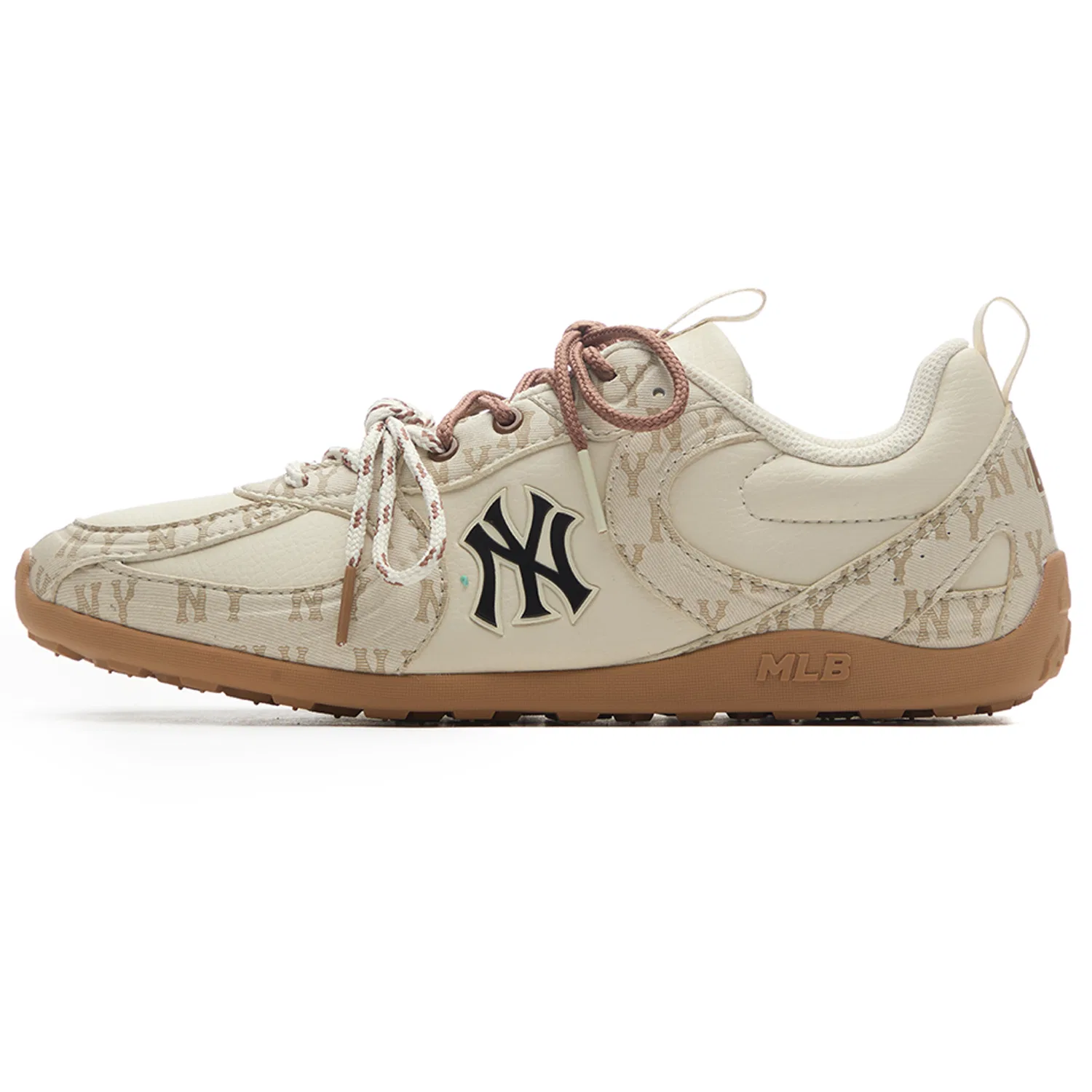 Детские кроссовки с принтом German Army Trainers Mid Top Ivory MLB — фото 3