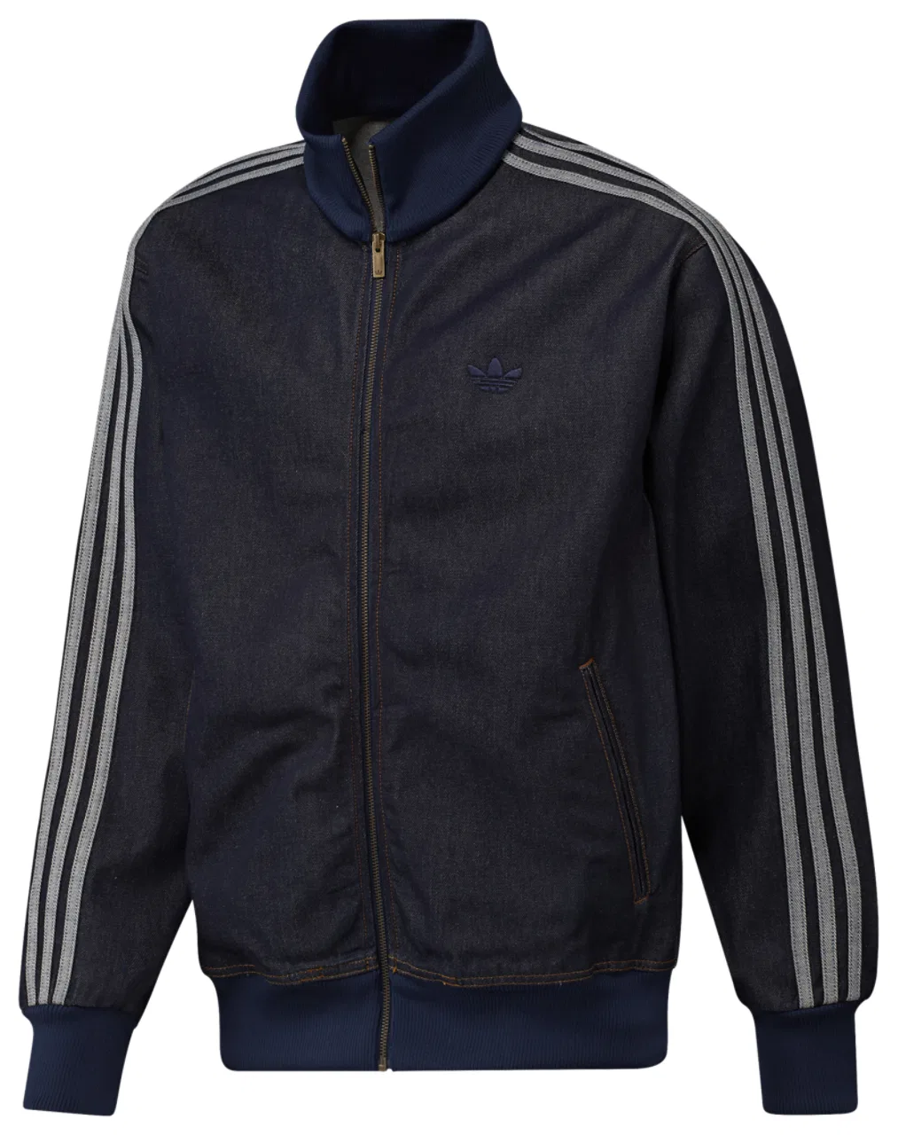 Мужская куртка Firebird Track Top Adidas, цвет Indigo Denim/Grey