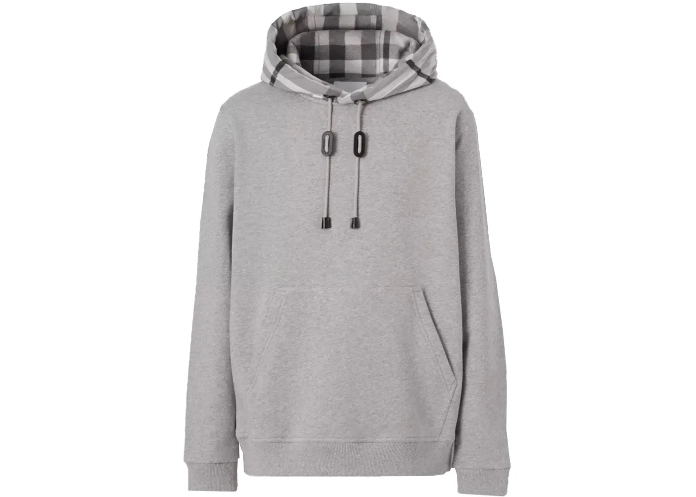 Мужская худи из хлопка с принтом Burberry Hoodie, Pale Grey Melange