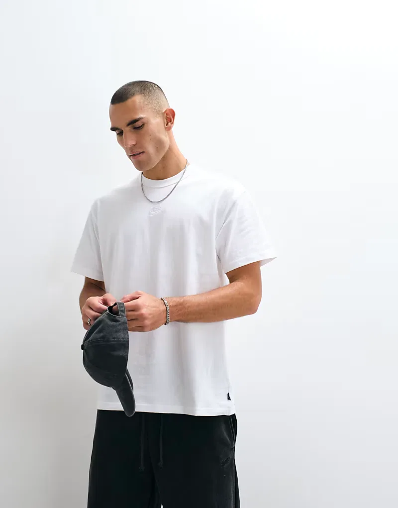 Футболка Nike Premium Essentials оверсайз, белый
