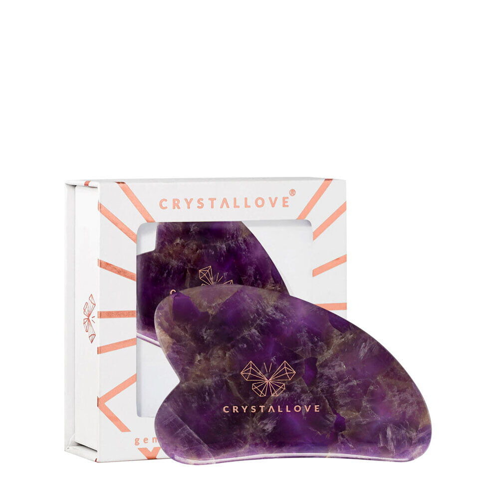 

Crystallove Crystal Collection массажная пластина для лица гуаша с аметистом, 1 шт.