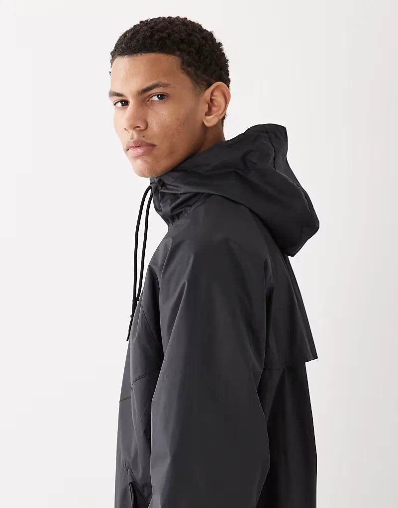 Куртка Nike Windrunner с капюшоном на молнии, черный — фото 4