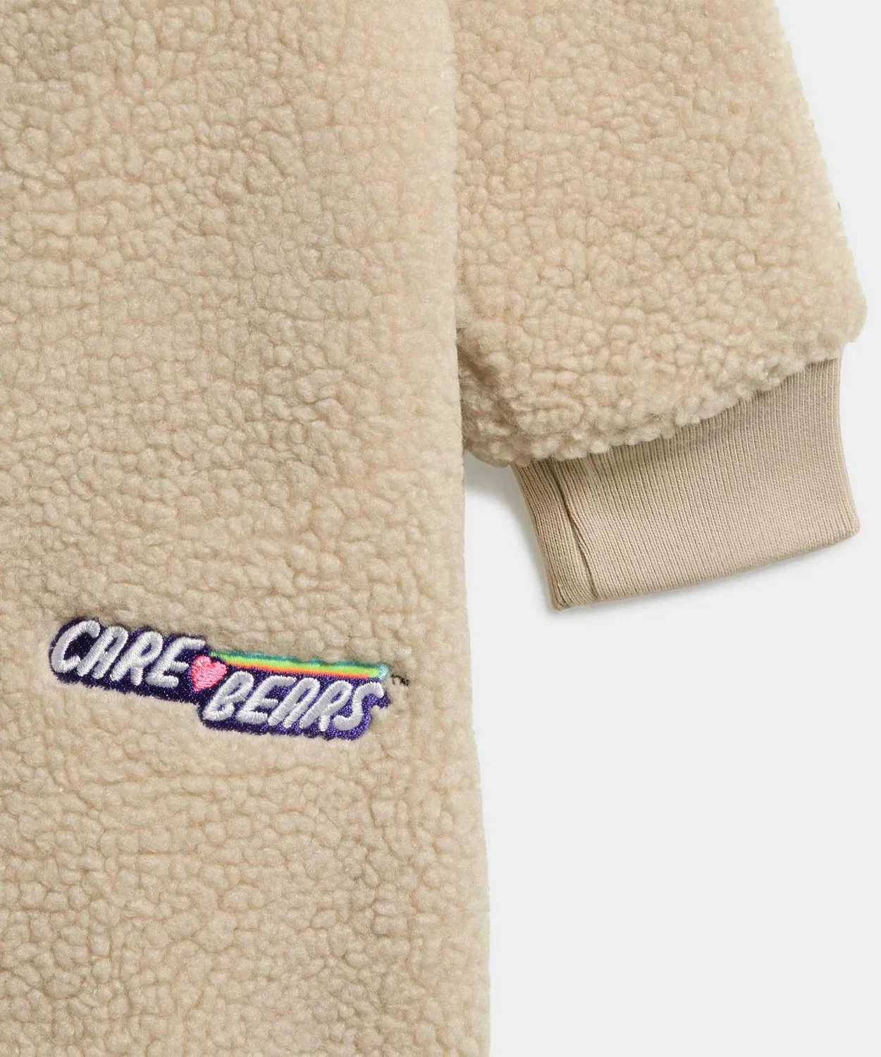 Детский комбинезон-слип с флисовой подкладкой Care Bear Adidas, Beige — фото 4
