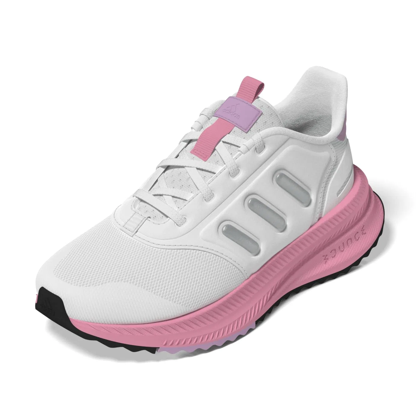 Детские кроссовки с закрытым носком X_plrphase C Adidas, Ftwr White Magic Grey Met Bliss Lilac