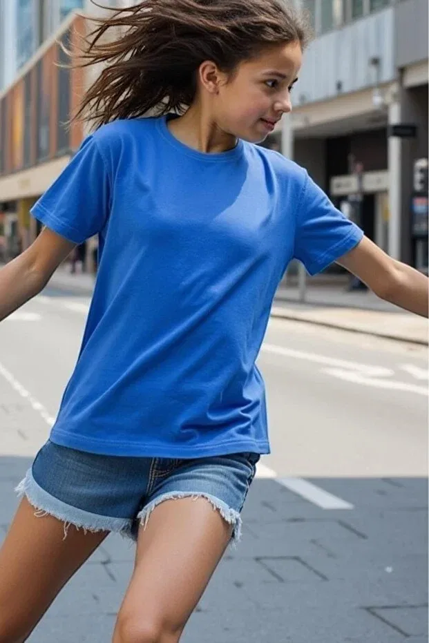 Детская футболка хлопковая Cloise, Sax — фото 2