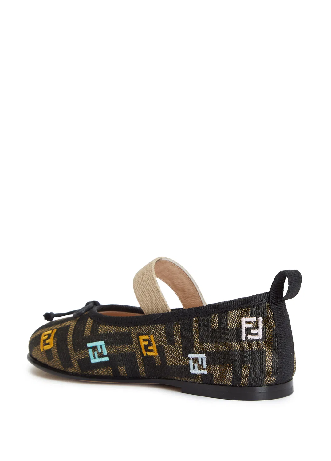 Балетки Fendi, черный — фото 3