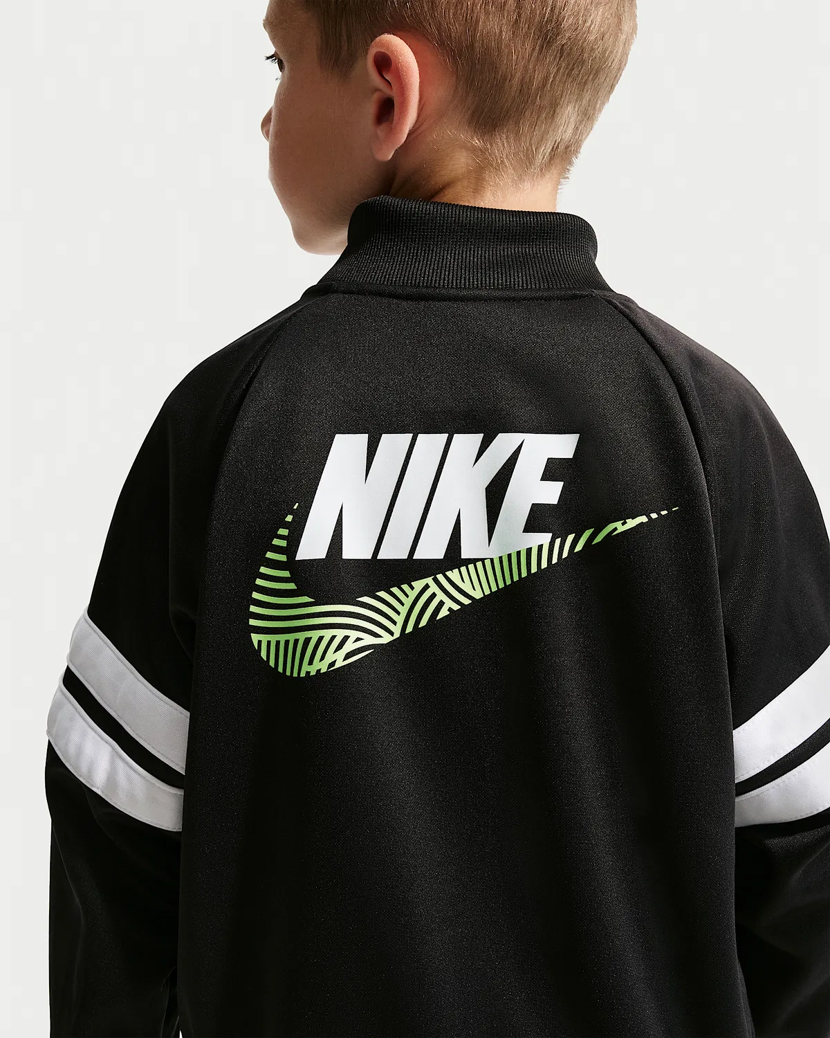 Детский спортивный костюм Nike Sportswear In The Zone Dri-FIT 2-Piece Oversized, Black — фото 3