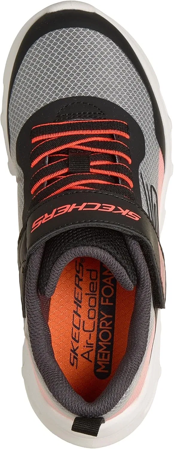 Детские кроссовки для мальчиков Glide-Step Drift-zorzox Skechers, Black/White/Orange — фото 3