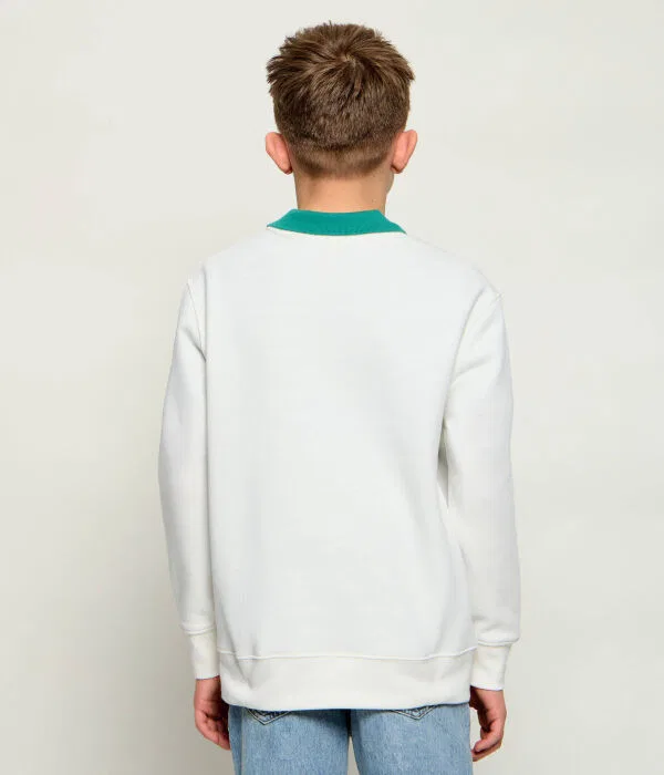 Детская толстовка с длинным рукавом Polo Ralph Lauren, белый — фото 3