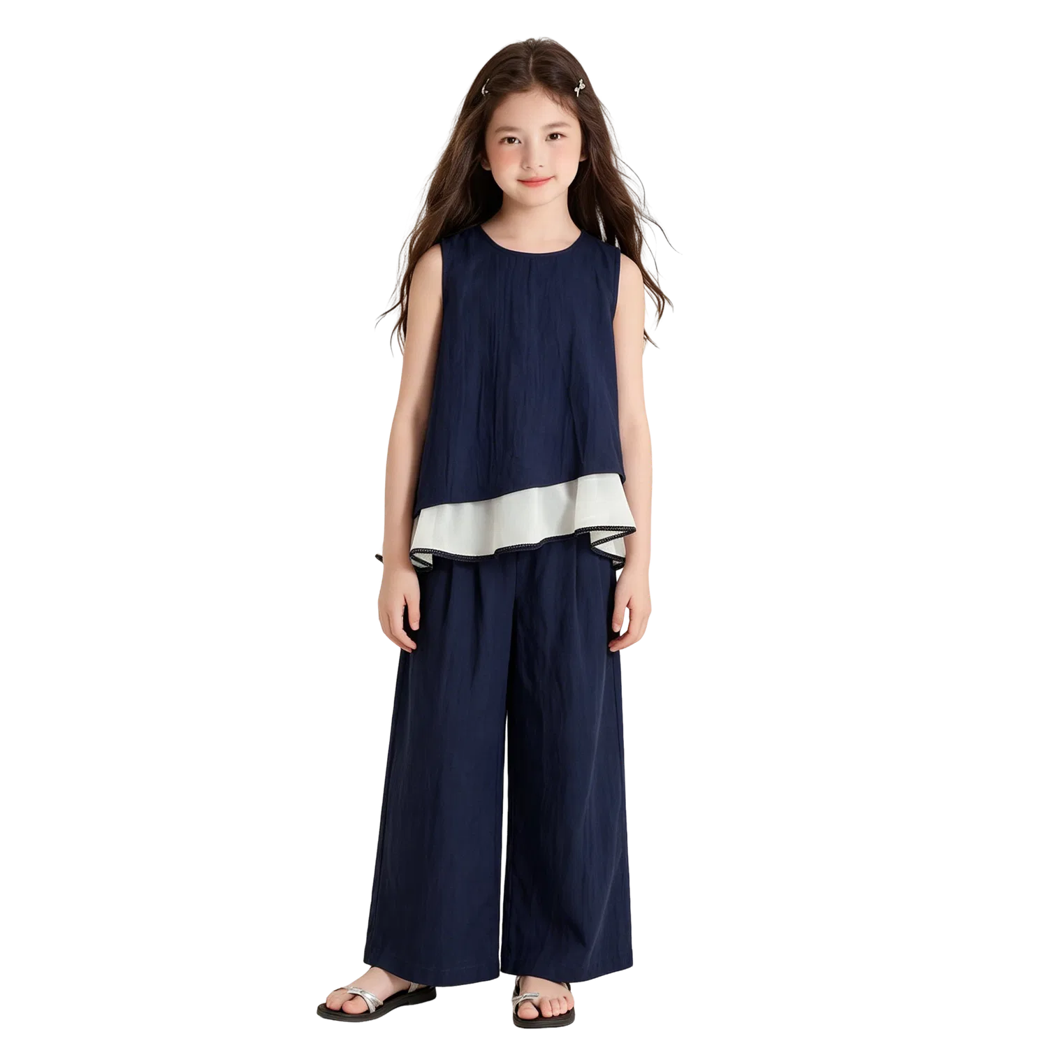 Детский комплект для мальчиков с коротким рукавом Lanza, Navy Blue