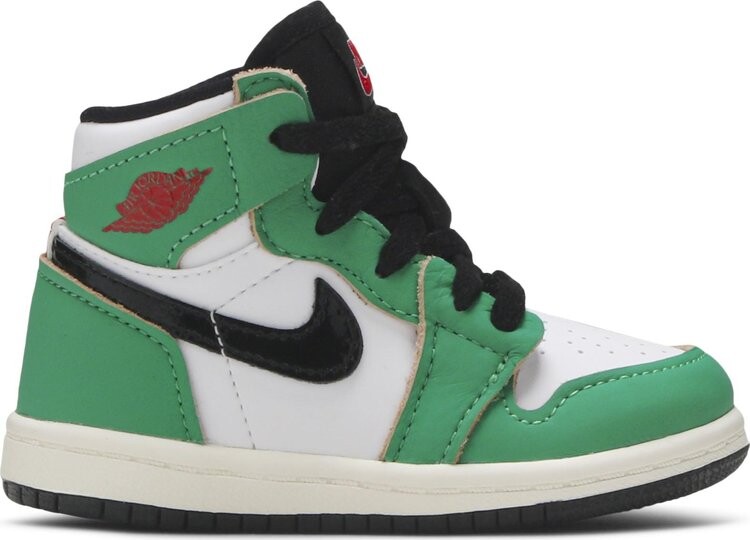 

Кроссовки Air Jordan 1 Retro High OG TD Lucky Green, зеленый
