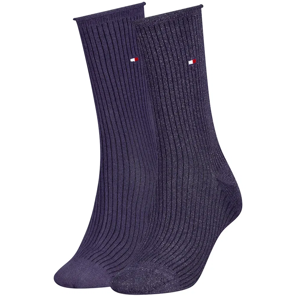 Женские носки с люрексом Tommy hilfiger, Purple