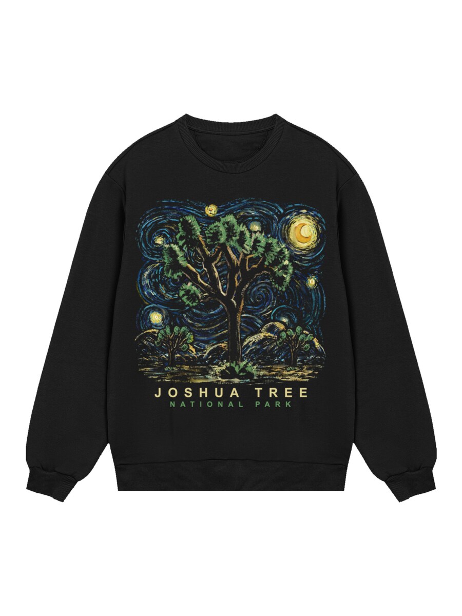 

Толстовка F4NT4STIC US National Parks Joshua Tree Oil On Canvas Style, черный