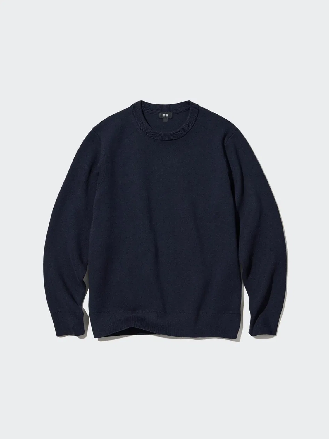 Свитер с длинным рукавом Uniqlo, темно-синий